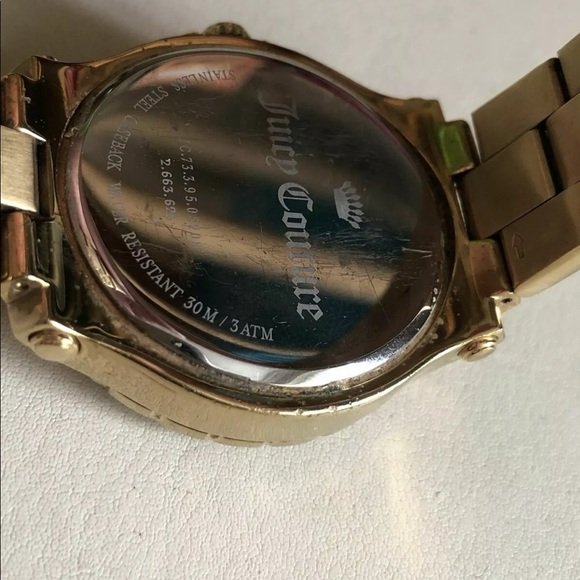 Juicy Couture Watch Gold Multi Stone Bracelet - Image 3