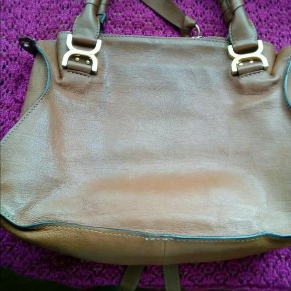 Chloe Marcie MED Burnt Brown 2 Way Vintage Rare - Image 12