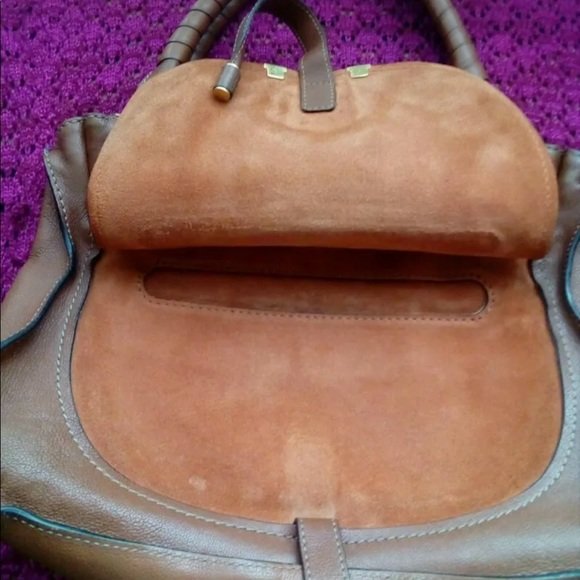 Chloe Marcie MED Burnt Brown 2 Way Vintage Rare - Image 4