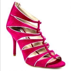 Michael Michael Kors Heels Pink Silver Size 8
