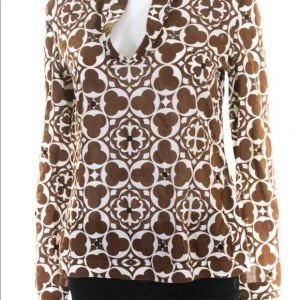 Tory Burch Womens L Sleeve Sequin Abstract Size 4