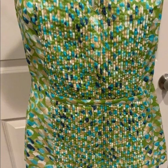 Tory Burch Green Polka Ruffle Sleeveless , Size 0 - Image 6