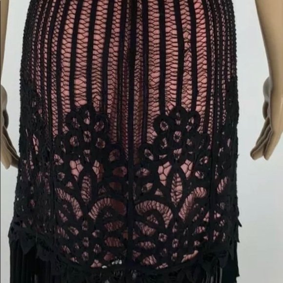 Betsey Johnson Sheath Dress Black Pink Size 2 - Image 9