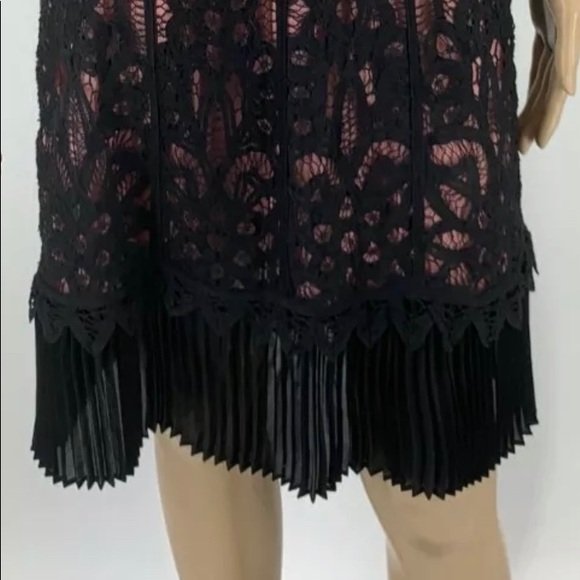 Betsey Johnson Sheath Dress Black Pink Size 2 - Image 2