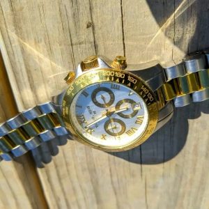 Michael Kors Layton Chronograph Silver /Gold Watch