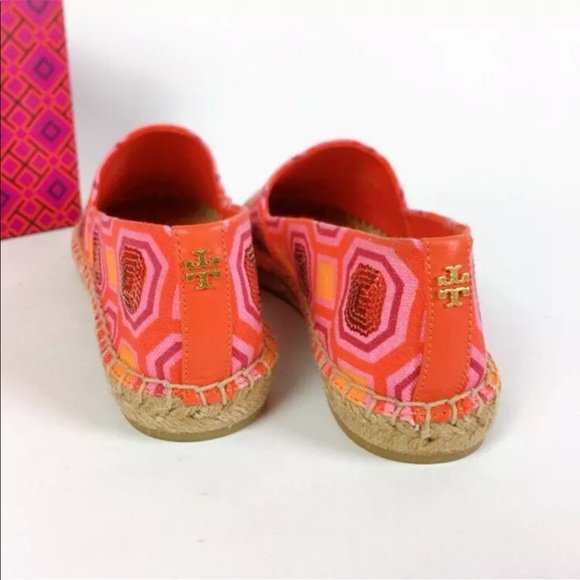 Women Tory Burch Cecily Sequin Embellished Orange - Image 4