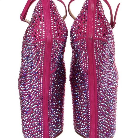 GIUSEPPE ZANOTTI HOT PINK SWAROVSKI CRYSTAL - Image 4