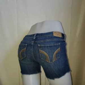 Hollister Womens Denim Shorts cut by me Size ( 24