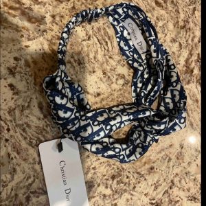 Authentic Christian Dior  D-Oblique Headband