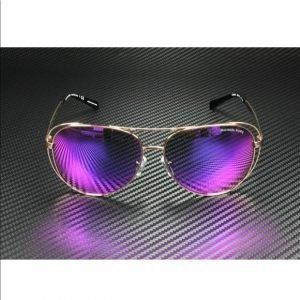 MICHAEL KORS Gold-Tone Fuchsia Women's Sunglasses