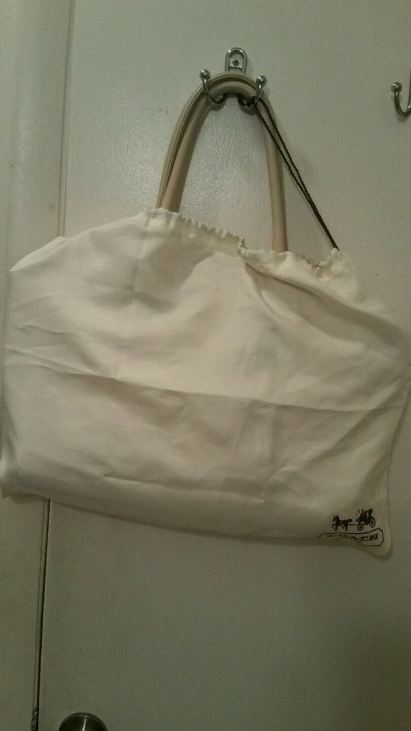 Coach Legacy Zebra Print Candace Carryall - Light Sand handbag purse tote $398 - Image 4