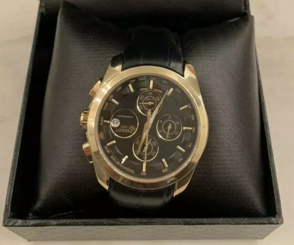 Tissot Couturier Automatic Men's Watch T035.614.36.051.01 Black Leather Bands - Image 6