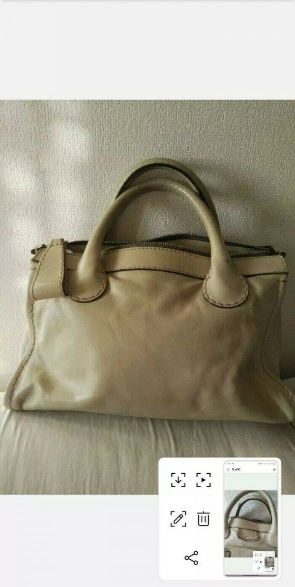 CHLOE BAG Leather Handbag used No.1524 - Image 2