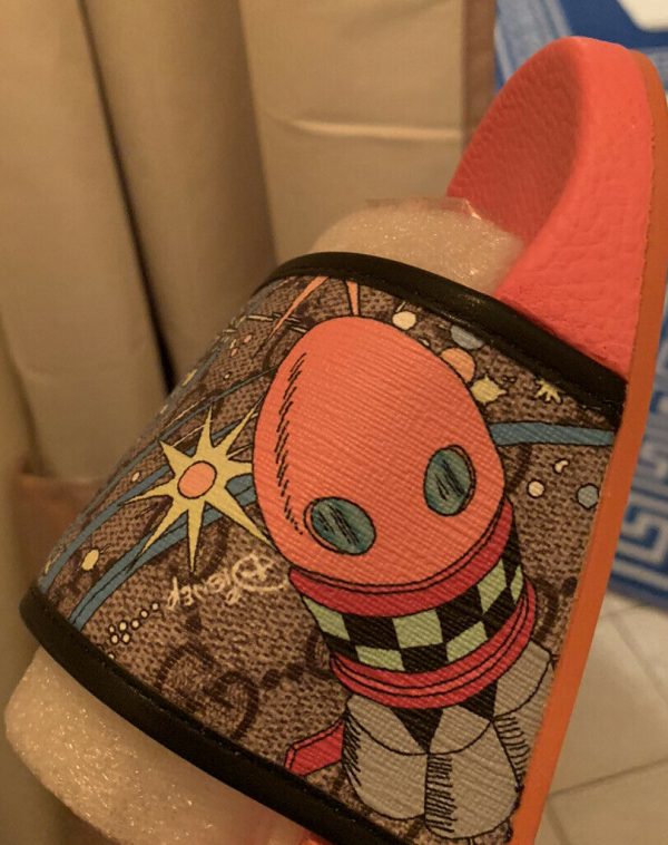 Gucci GG Unisex Disney Pursuit Donald Duck Slides Size 40 men's Size 8 & Lady's 9 - Image 2