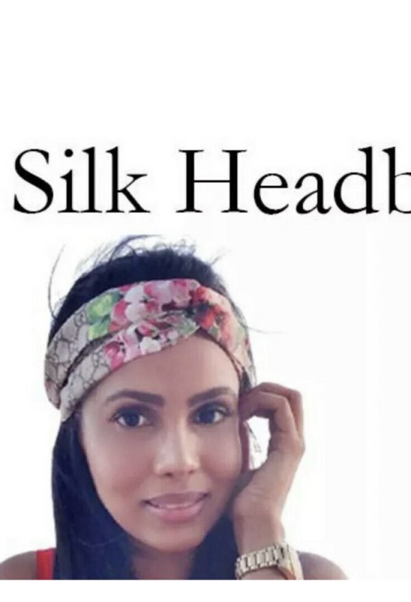 Authentic Gucci HEADBAND Hairband GG Logo Silk 100% Stretch Brand New With Tags - Image 5