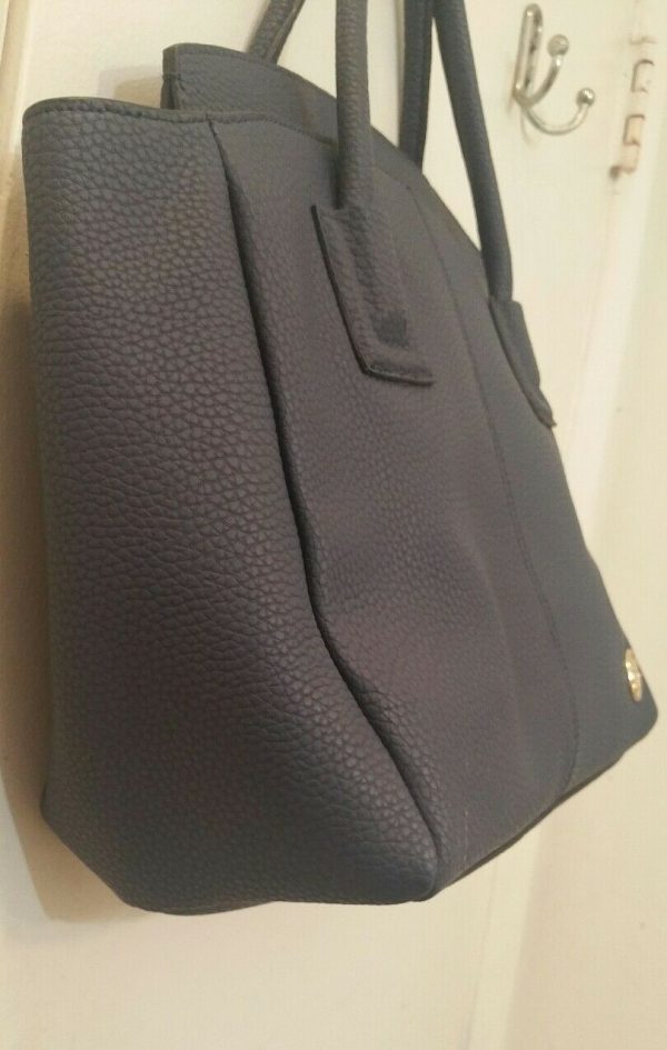 Vince Camuto Women's Purse Satchel Navy leather falon - Image 6