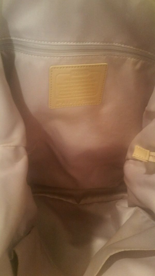 COACH Ashley Leather North South Satchel - Camel - Image 6