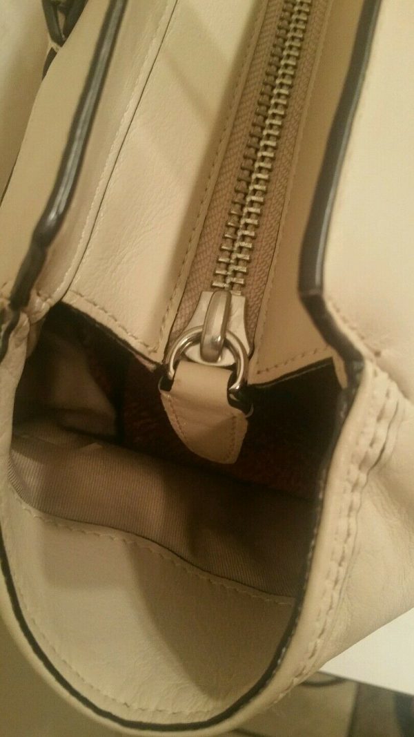 Coach Legacy Zebra Print Candace Carryall - Light Sand handbag purse tote $398 - Image 9