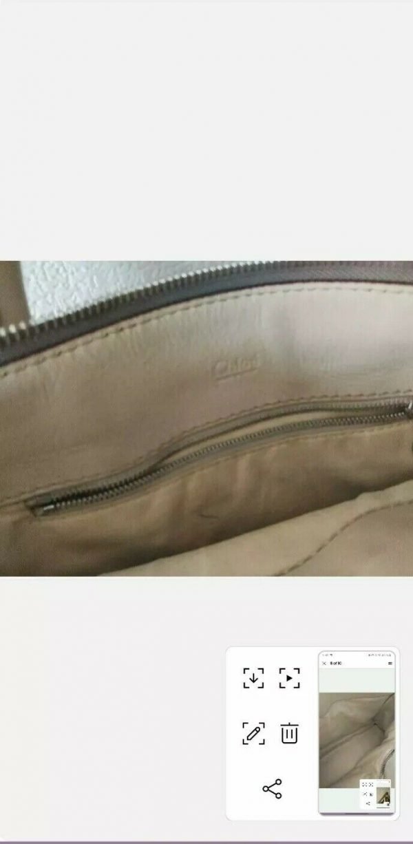 CHLOE BAG Leather Handbag used No.1524 - Image 7