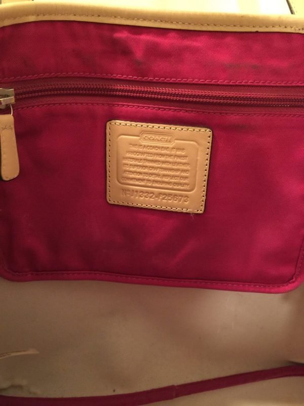 Beautiful Genuine Pink Coach Bag Great Tote - Image 8