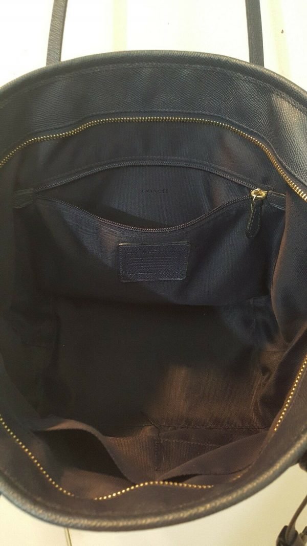 Coach Large Tote in Brown Leather - Image 10