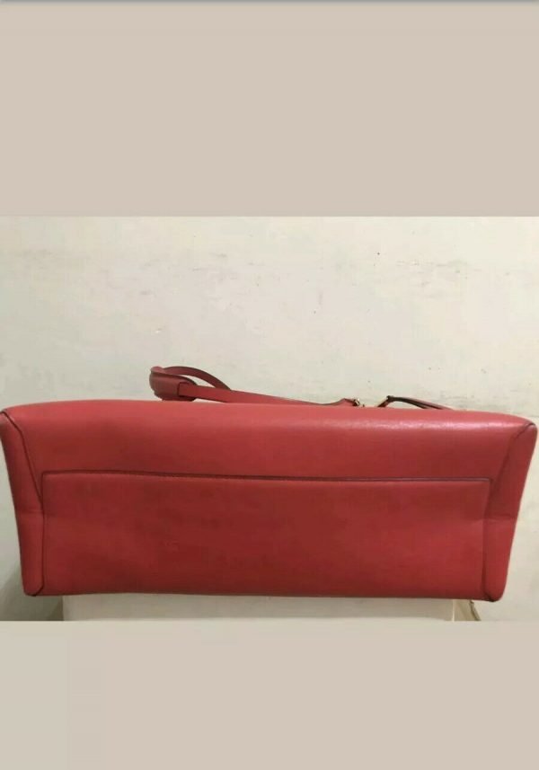 Coach -The Borough Bag In Retro Glove Tan Leather GDCLASSIC VERMILLION $598 - Image 10