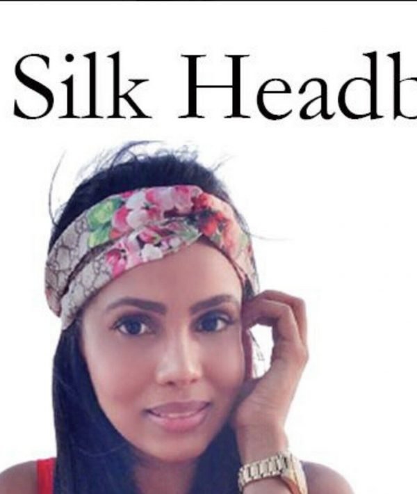 Authentic Gucci HEADBAND Hairband GG Logo Silk 100% Stretch Brand New With Tags - Image 2