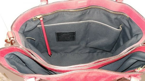 Coach -The Borough Bag In Retro Glove Tan Leather GDCLASSIC VERMILLION $598 - Image 11