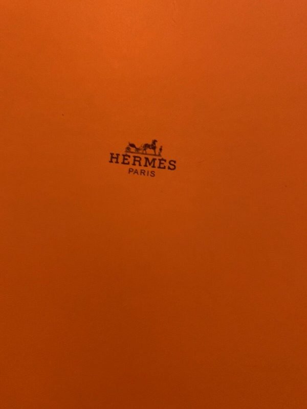AUTHENTIC Hermès Aloha Rubber Sandal Box Dust Bag ,Brown Size 40 - Image 9