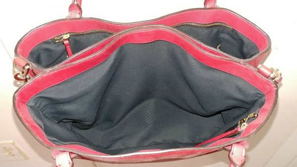 Coach -The Borough Bag In Retro Glove Tan Leather GDCLASSIC VERMILLION $598 - Image 2