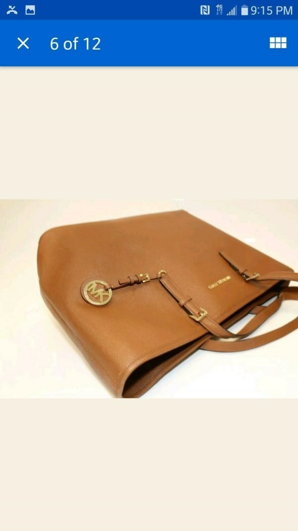 Michael Kors Bag Jet Set Multifunction Saffiano Leather Travel Tote $328 - Image 11