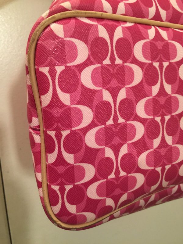 Beautiful Genuine Pink Coach Bag Great Tote - Image 11