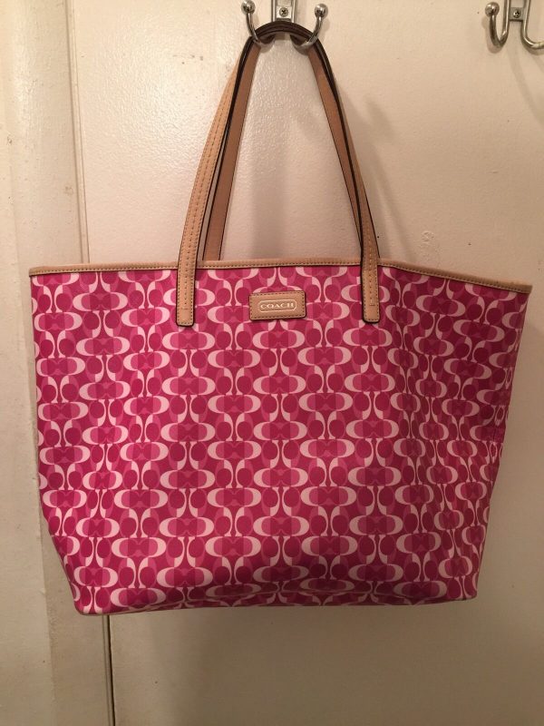 Beautiful Genuine Pink Coach Bag Great Tote