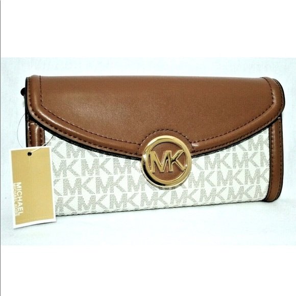 New Michael Kors Fulton Flap Large Continental WL