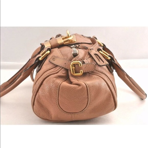 Authentic Chloe Paddington Handbag Leather Pink - Image 7