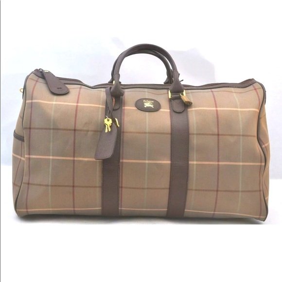 Authentic Burberrys Check Boston Medium duffle - Image 11