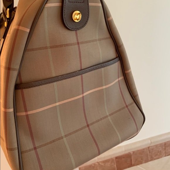 Authentic Burberrys Check Boston Medium duffle - Image 3