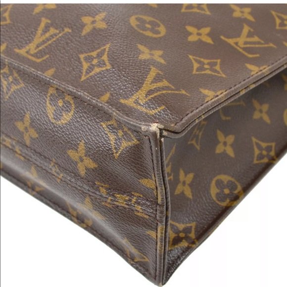 LOUIS VUITTON SAC PLAT HAND TOTE BAG MONOGRAM - Image 7