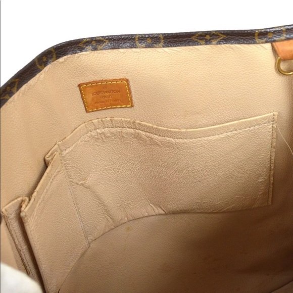 LOUIS VUITTON SAC PLAT HAND TOTE BAG MONOGRAM - Image 9