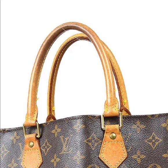 LOUIS VUITTON SAC PLAT HAND TOTE BAG MONOGRAM - Image 4